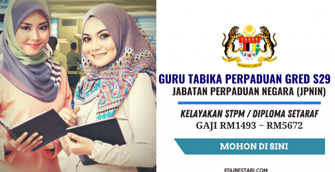 Cara Mohon Jawatan Guru Tabika Perpaduan Terbuka Buat Lepasan STPM/ Diploma