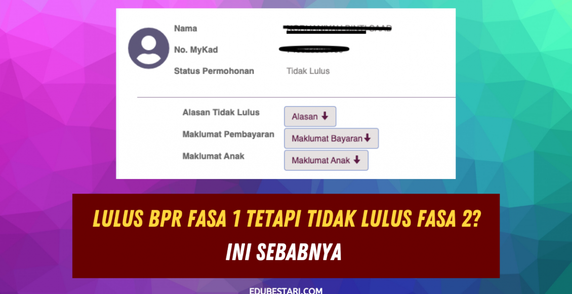 Lulus BPR Fasa 1 Tetapi Tidak Lulus Fasa 2? Ini Sebabnya 