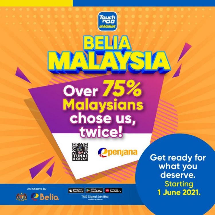 Panduan Daftar & Tuntut Kredit eBelia RM150 Guna Boost, TnG, ShopeePay dan BigPay