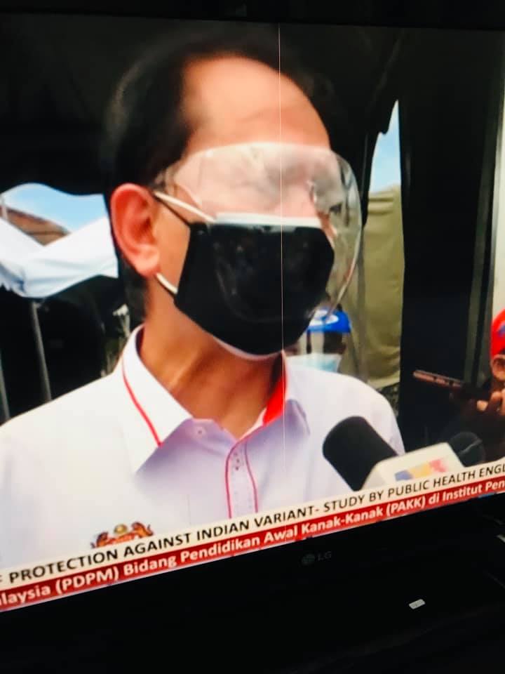 cara pakai double mask