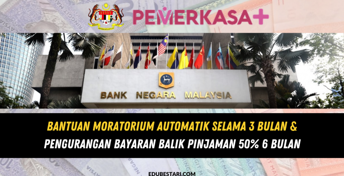 Bantuan Moratorium Automatik Selama 3 Bulan & Pengurangan Bayaran Balik Pinjaman 50% 6 Bulan