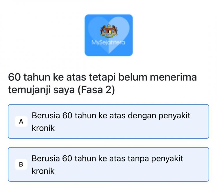 Ibu Bapa 60 Tahun Ke Atas Belum Dipanggil Suntik Vaksin? Ini Cara Dapat Tarikh Segera