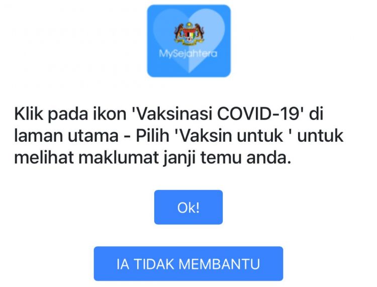 Ibu Bapa 60 Tahun Ke Atas Belum Dipanggil Suntik Vaksin? Ini Cara Dapat Tarikh Segera