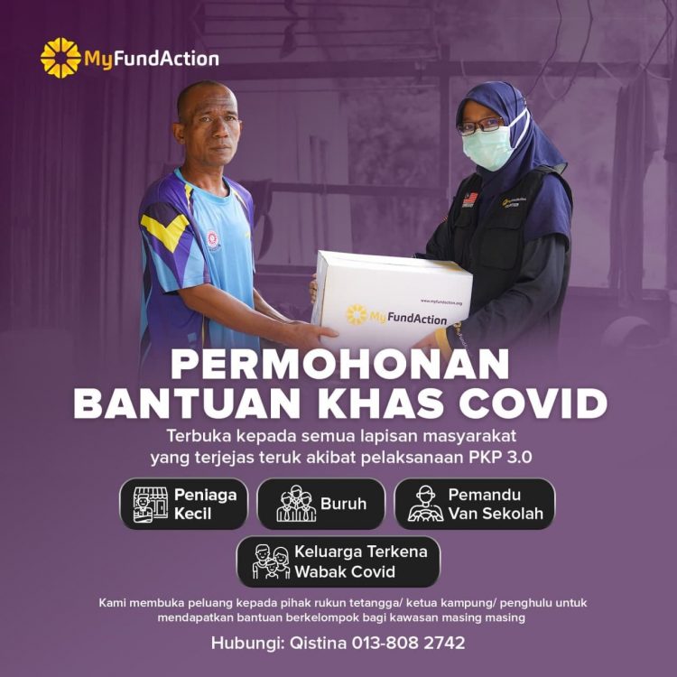 Permohonan Bantuan Khas Covid-19 MyFundAction Terbuka Buat Golongan Terjejas