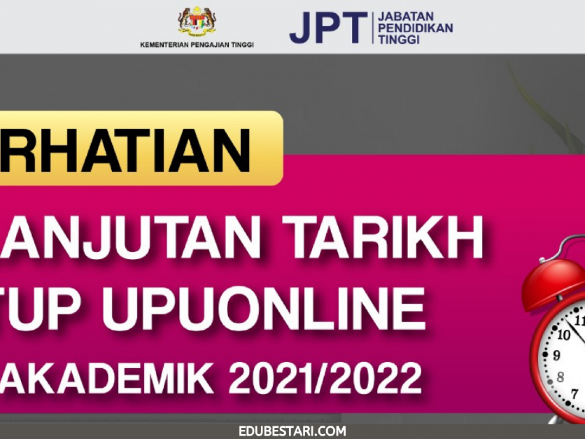 Permohonan Baru Kemaskini Upuonline Lepasan Spm Sehingga 2 Julai 2021 Jam 5 Petang Edu Bestari