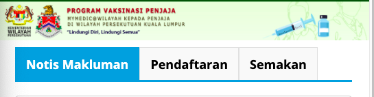 Cara Mohon Vaksinasi Untuk Penjaja Melalui Program Vaksinasi Penjaja MYMedic Wilayah