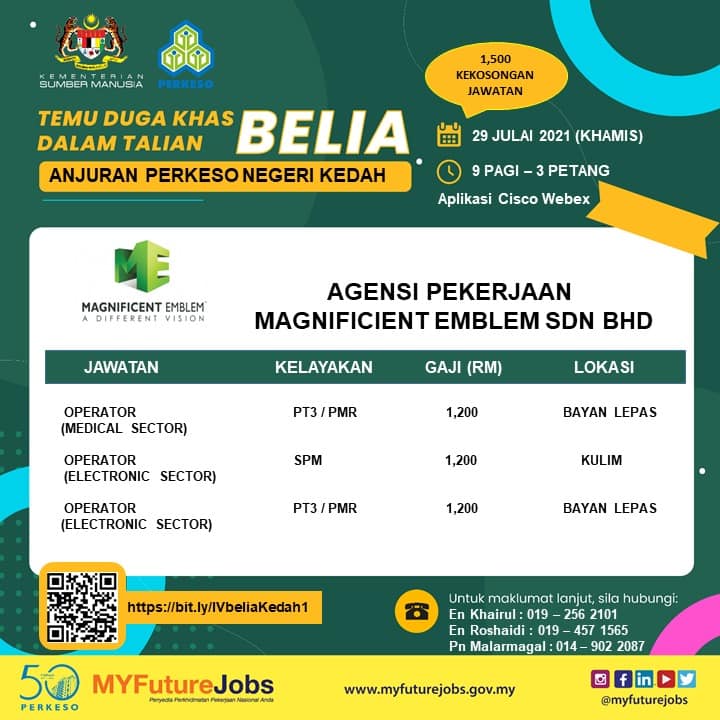 1500 Kekosongan Jawatan Di Temuduga Khas Belia. Daftar Sekarang & Terima Insentif RM1,000 Jika Layak