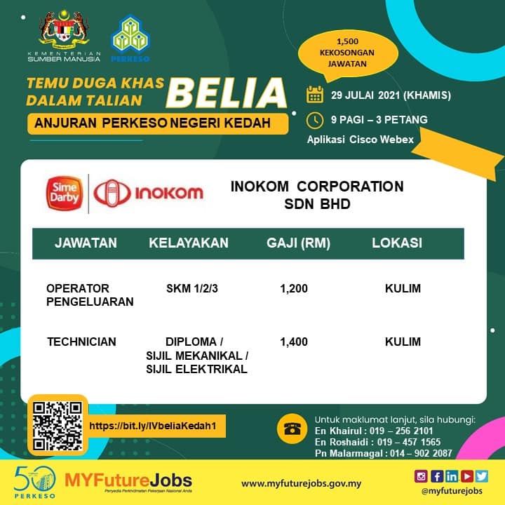 1500 Kekosongan Jawatan Di Temuduga Khas Belia. Daftar Sekarang & Terima Insentif RM1,000 Jika Layak