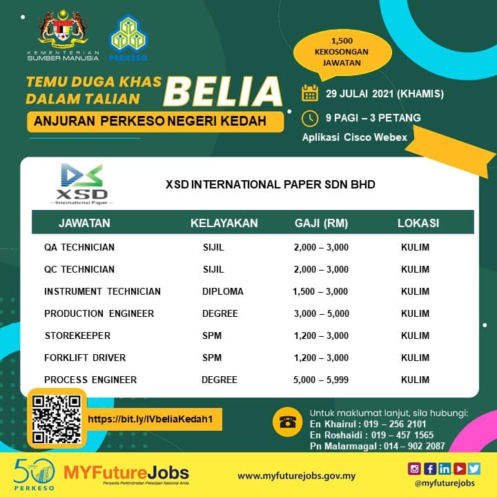 1500 Kekosongan Jawatan Di Temuduga Khas Belia. Daftar Sekarang & Terima Insentif RM1,000 Jika Layak