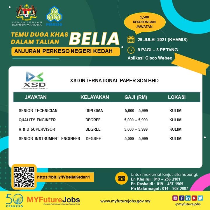 1500 Kekosongan Jawatan Di Temuduga Khas Belia. Daftar Sekarang & Terima Insentif RM1,000 Jika Layak