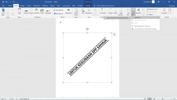 Bagi Yang Mohon Pengambilan Khas Guru, Ini Cara Buat Palang "Untuk Kegunaan SPP" Dengan Mudah