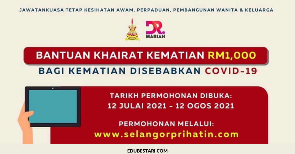 Cara Mohon Bantuan Khairat Kematian RM1,000 Bagi Kematian Akibat Covid-19