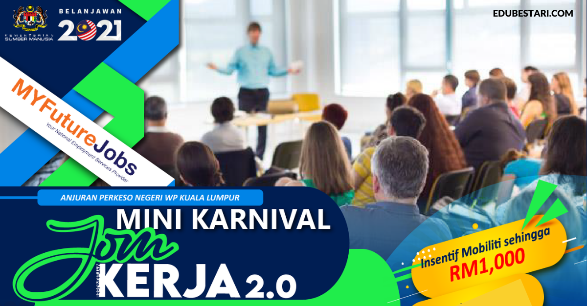 Daftar Mini Karnival Jom Kerja 2.0: Sertai Temu Duga Online & Terima Insentif RM1,000 Jika Dapat Kerja