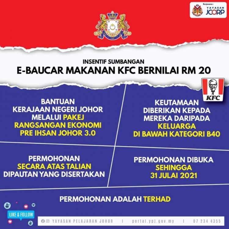 Pre Ihsan 3 0 Cara Mohon E Baucar Makanan Kfc Rm20 Khas Untuk Mahasiswa Edu Bestari