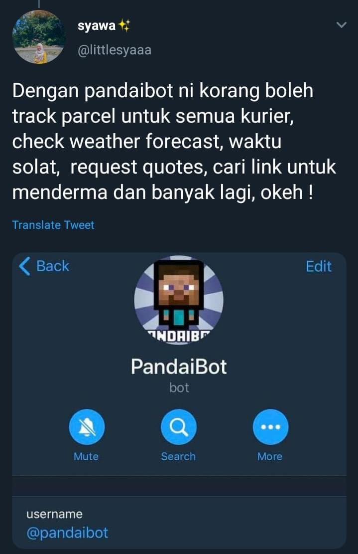 Pelbagai Fungsi Telegram Yang Ramai Tak Tahu. Antaranya Boleh Download Video Youtube & Convert Jenis Fail
