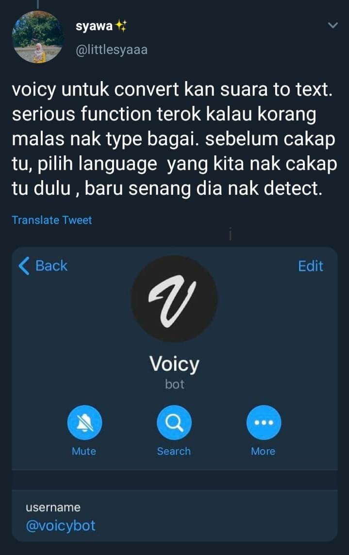 Pelbagai Fungsi Telegram Yang Ramai Tak Tahu. Antaranya Boleh Download Video Youtube & Convert Jenis Fail