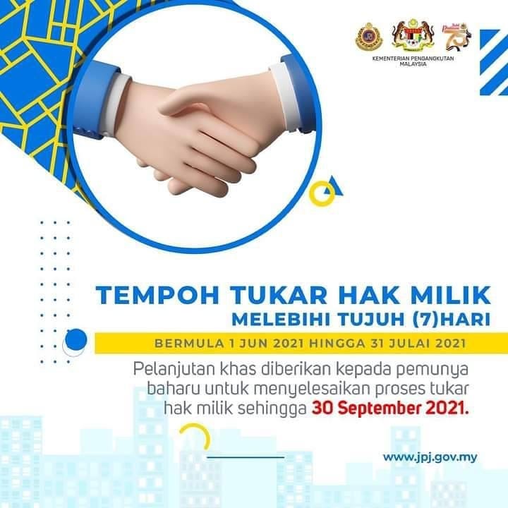 Senarai Pelanjutkan Khas Urusniaga JPJ Bagi Yang Terkesan Dalam Tempoh PKP 3.0