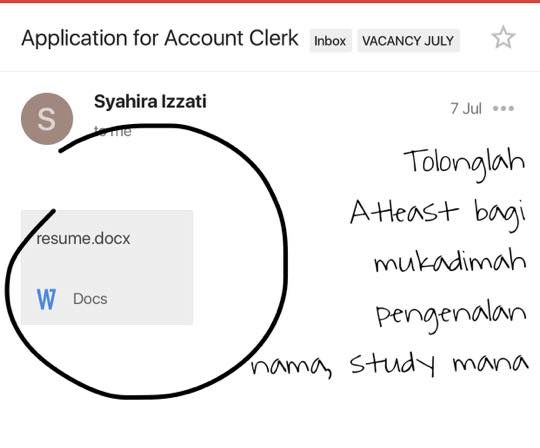 "Nak Mohon Kerja Ke Berkenalan?" Ini 6 Kesilapan Mohon Kerja Melalui Email Menurut Pemerhatian CEO