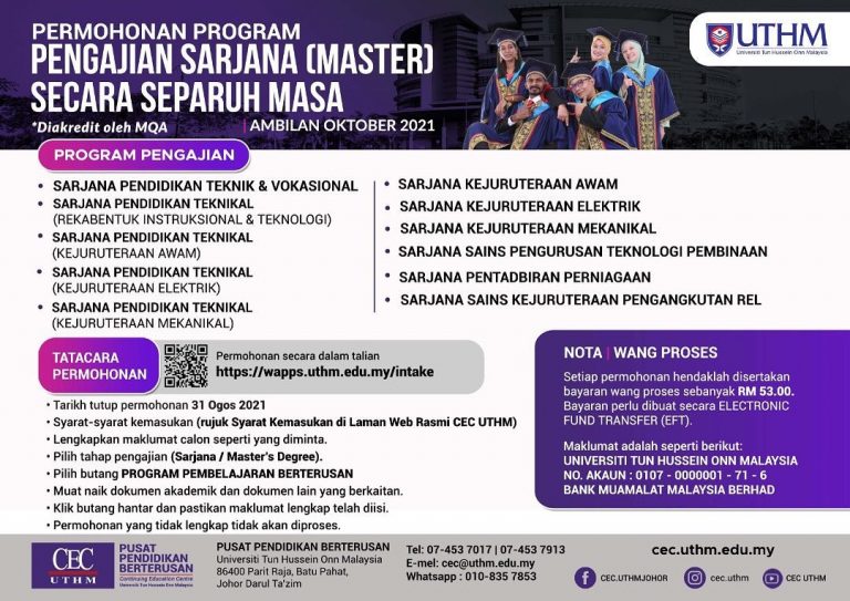 master coursework uthm