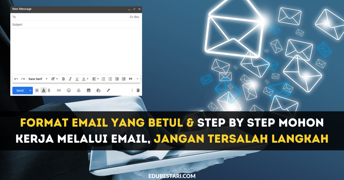 format hantar resume melalui email