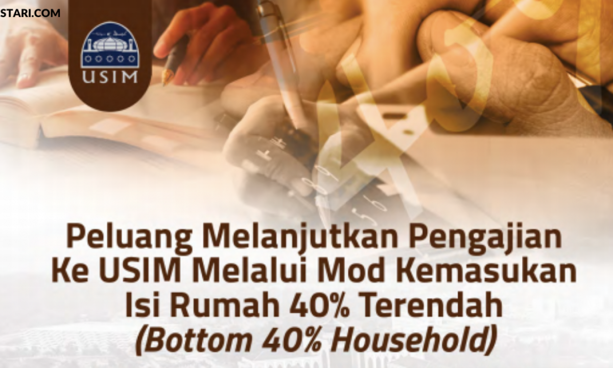 Tawaran Pengajian Program Sarjana Muda Di Usim Sesi 2021 2022 Mod Kemasukan B40 Edu Bestari