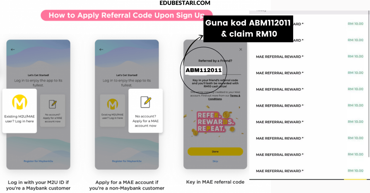 Mae referral code