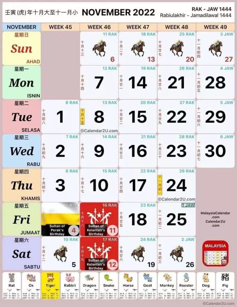 Cuti kalendar sekolah 2022 Kalendar 2022: