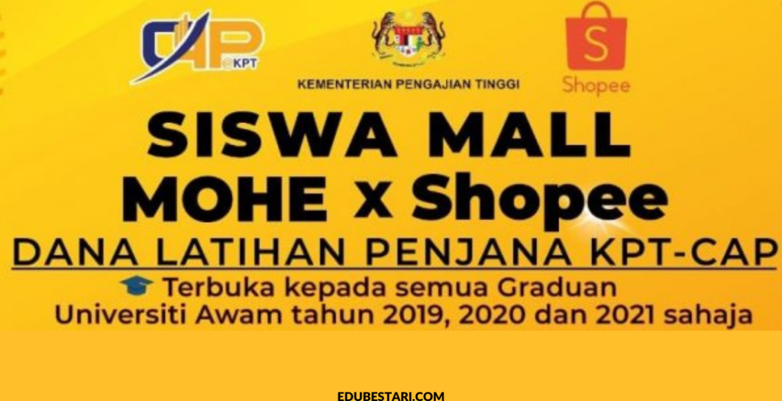 MoHE x Shopee (Siswa Mall): Latihan Kemahiran E-dagang & Bantuan Buat 12,000 Graduan