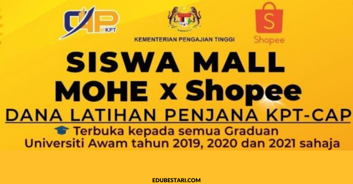 MoHE x Shopee (Siswa Mall): Latihan Kemahiran E-dagang & Bantuan Buat 12,000 Graduan