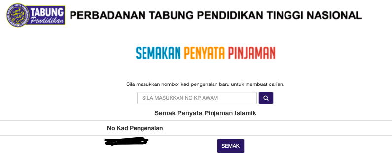 Cara Buat Semakan Baki Pinjaman PTPTN Secara Online » EduBestari