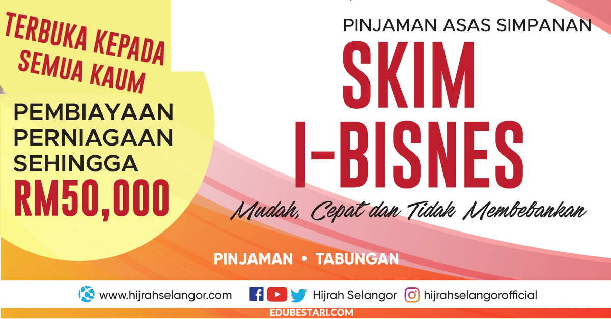 Mohon Skim Pembiayaan i-Bisnes Sehingga RM50,000 Hijrah Selangor Untuk Peniaga