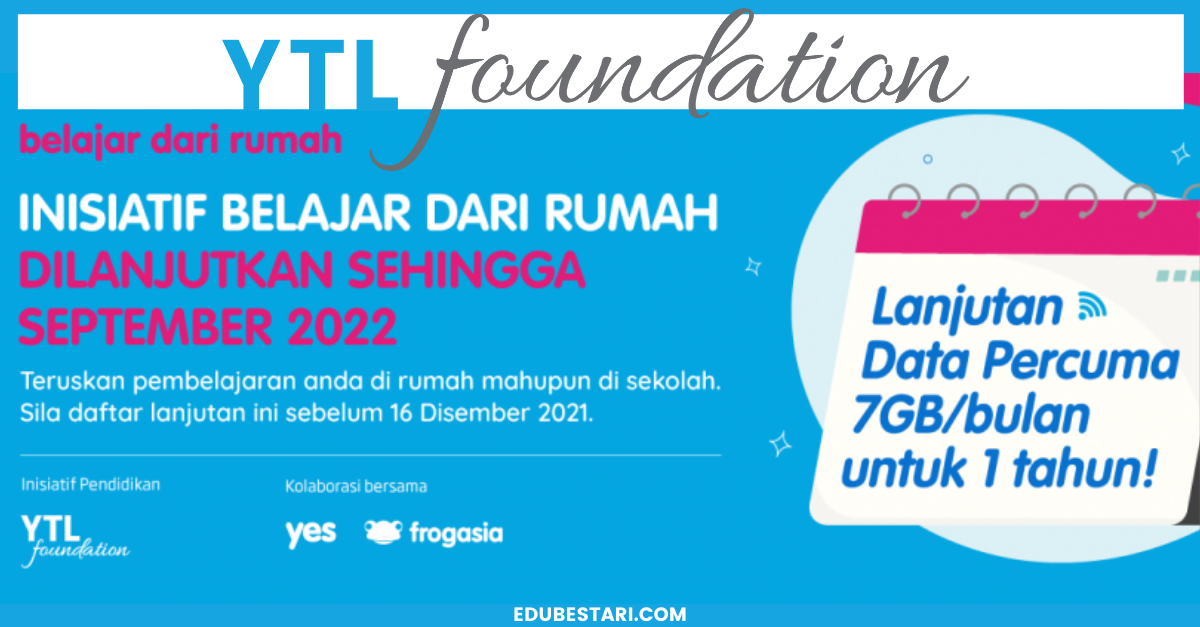 YTL YES: Cara Daftar Lanjutan Data Percuma 7GB Untuk 1 Tahun Buat Pelajar