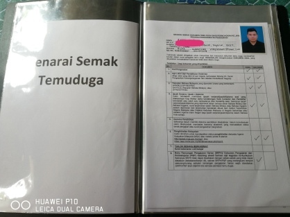 cara susun sijil untuk temuduga