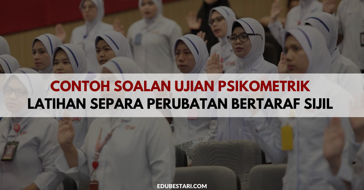 Contoh Soalan Psikometrik Latihan Separa Perubatan Bertaraf Sijil  Edu