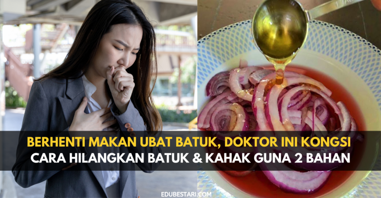 Berhenti Makan Ubat Batuk, Doktor Ini Kongsi Cara Hilangkan Batuk & Kahak Guna 2 Bahan