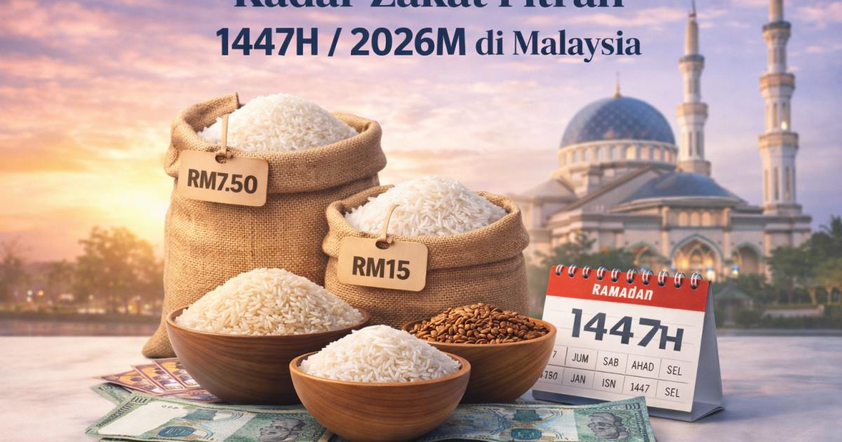 Senarai Lengkap Kadar Zakat Fitrah Seluruh Negeri 2026