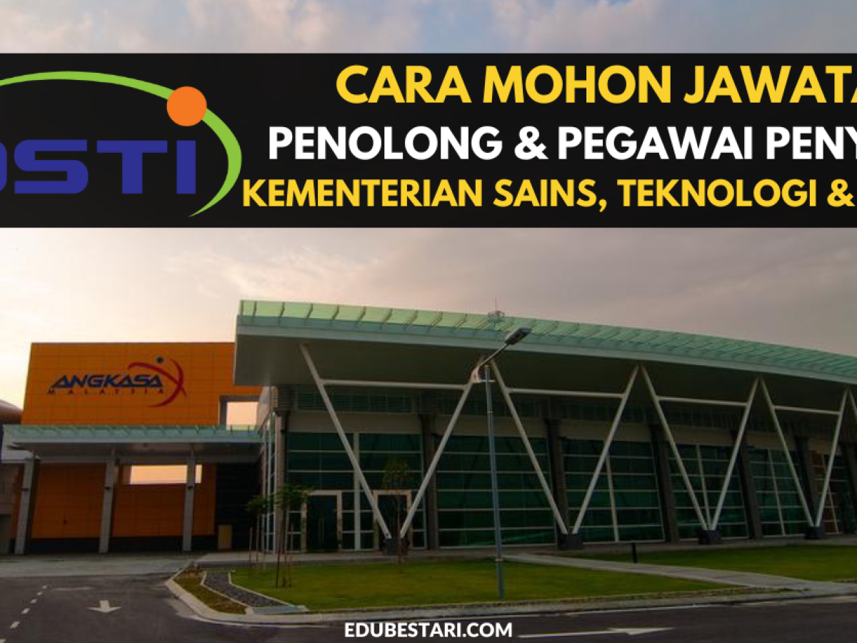 Cara Mohon Jawatan Penolong Pegawai Penyelidik Mosti Dengan Minima Diploma Degree Edu Bestari