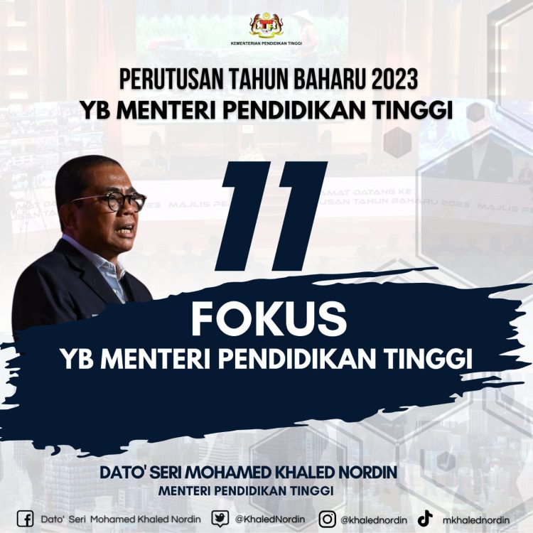 11 Fokus Kementerian Pendidkan Tinggi Sepanjang Tahun 2023 » EduBestari