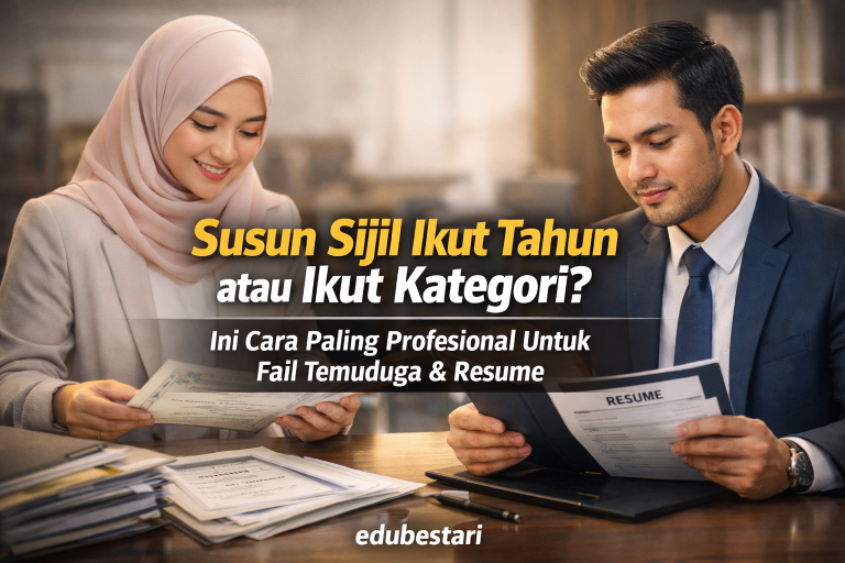Susun Sijil Ikut Tahun atau Ikut Kategori? Ini Cara Paling Profesional Untuk Fail Temuduga & Resume