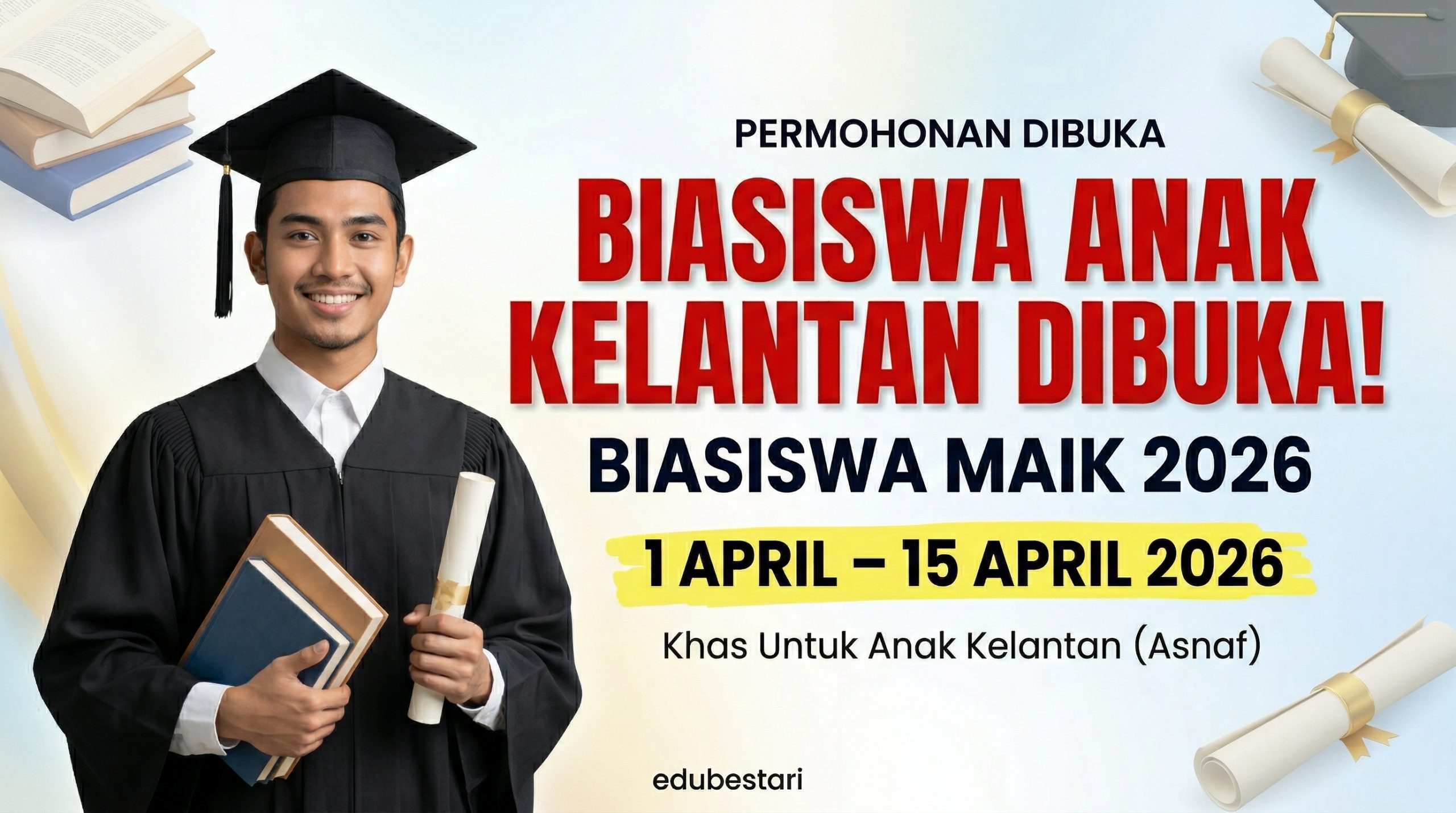 Biasiswa Pendidikan Dalam Negara (BPDN) MAIK 2026 Dibuka: Cara Mohon & Syarat Lengkap