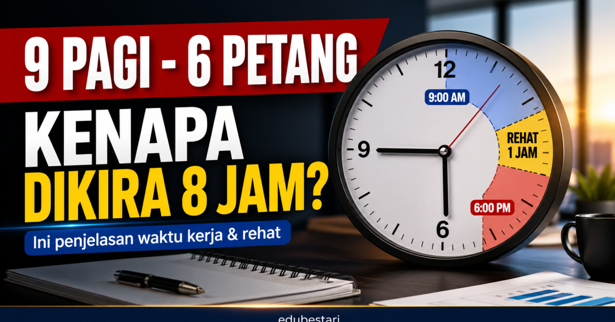 9 Pagi Sampai 6 Petang Bukan 9 Jam Kerja? Ini Sebab Ramai Pekerja Keliru Tentang Waktu Rehat