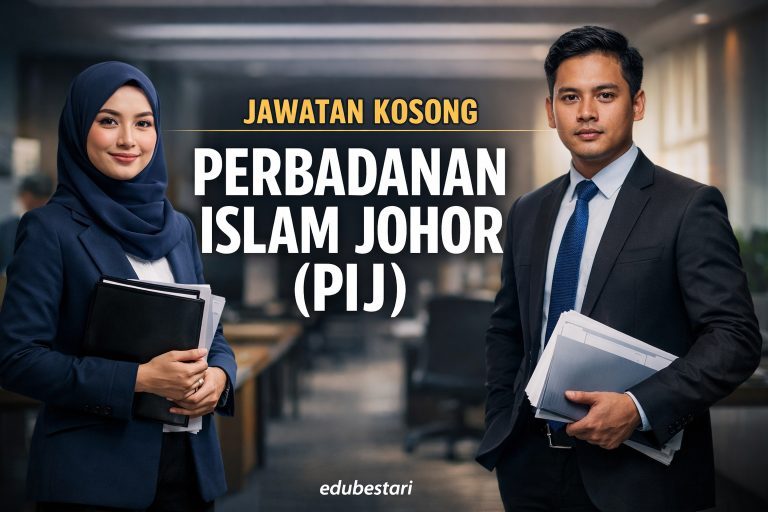 Jawatan Kosong Perbadanan Islam Johor (PIJ) 2026 – 2 Jawatan Dibuka, Tarikh Tutup 26 April