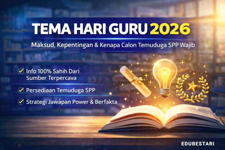 Tema Hari Guru 2026: Maksud, Kepentingan & Kenapa Calon Temuduga SPP Wajib Ambil Tahu