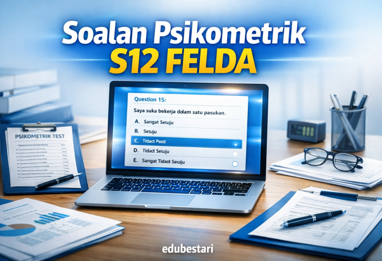Contoh Soalan Psikometrik Pegawai Pembangunan Masyarakat S12 (FELDA) – 30 Soalan, Jawapan & Penerangan Lengkap