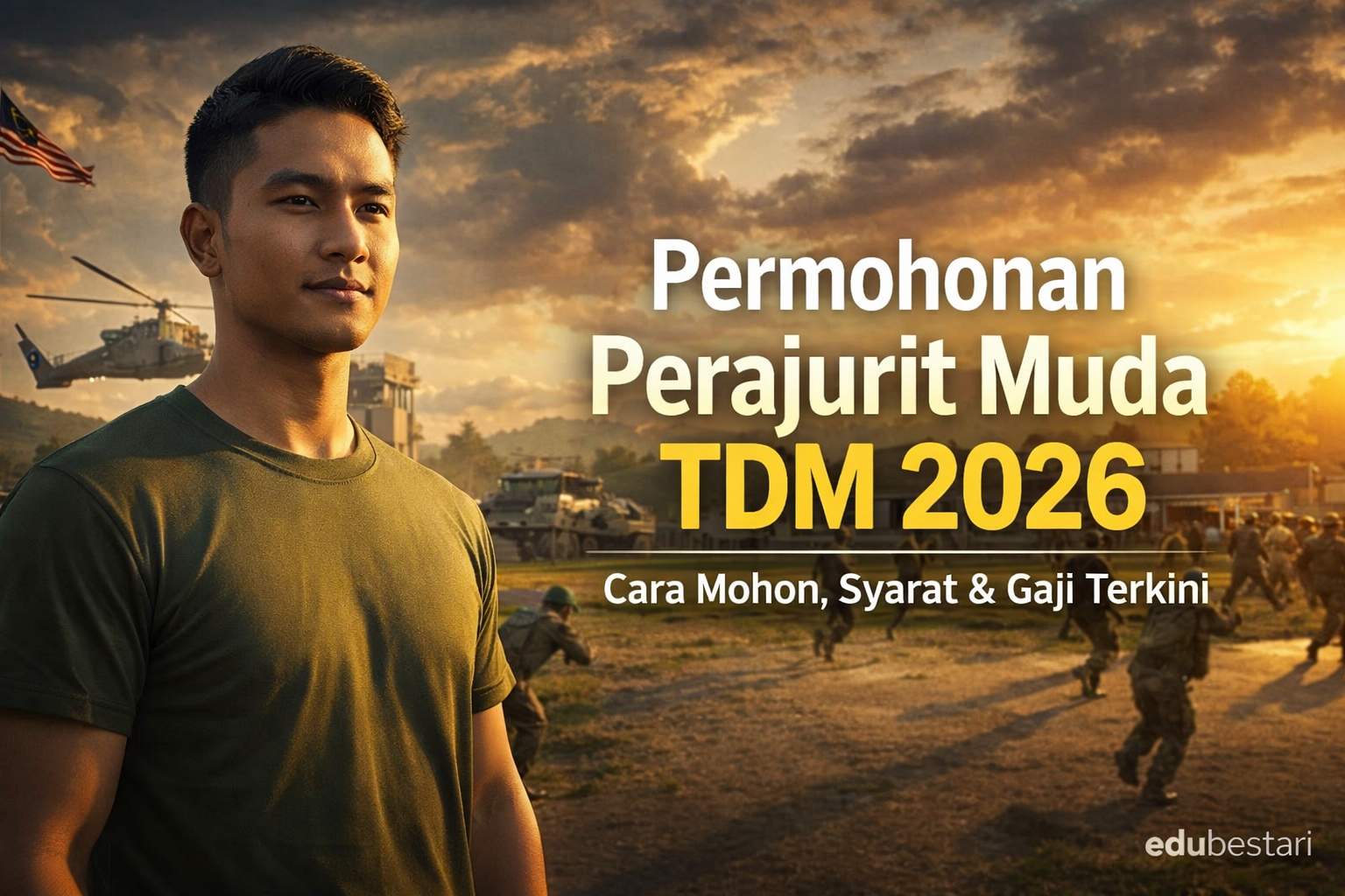 Permohonan Perajurit Muda Tentera Darat Malaysia 2026 Dibuka – Syarat, Gaji & Cara Mohon