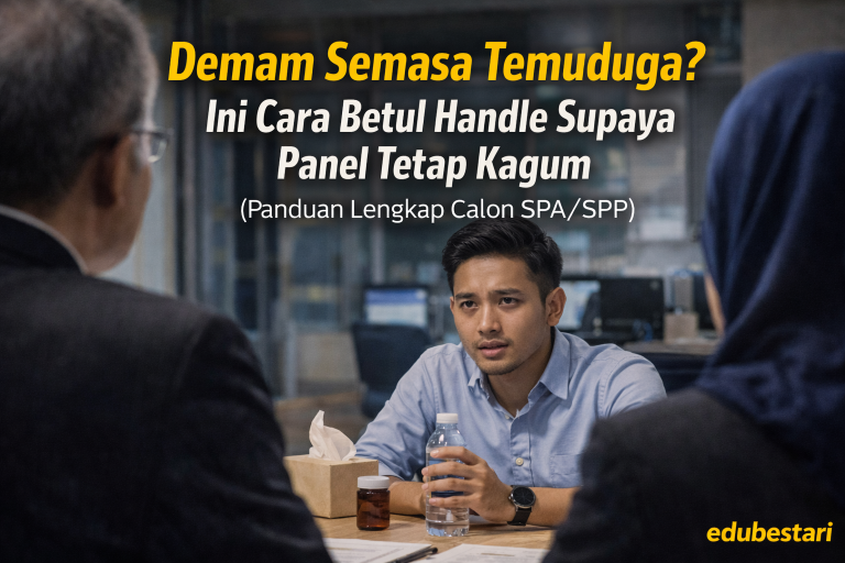 Demam Semasa Temuduga? Ini Cara Betul Handle Supaya Panel Tetap Kagum (Panduan Lengkap Calon SPA/SPP)