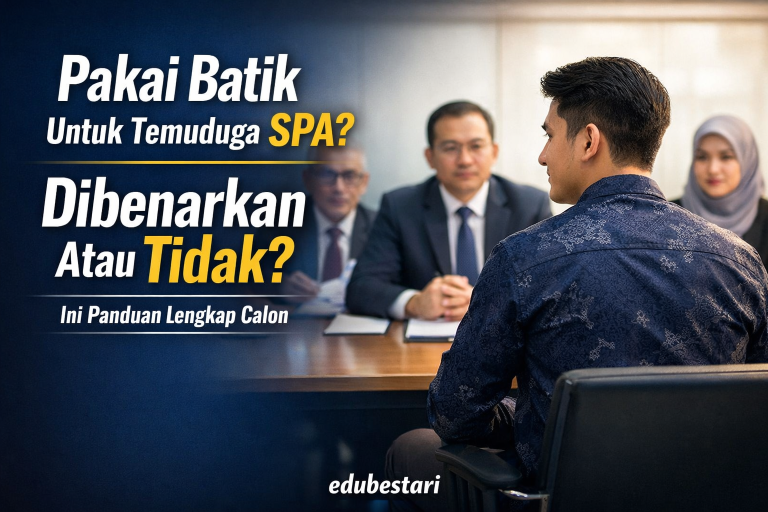 Pakai Batik Untuk Temuduga SPA/SPP: Dibenarkan Atau Tidak? Ini Panduan Lengkap Calon