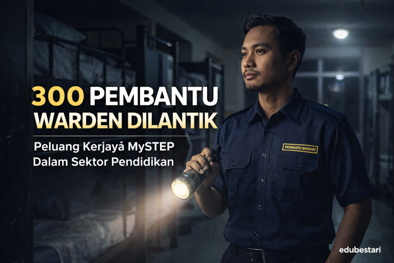 300 Pembantu Warden Dilantik: Peluang Kerjaya MySTEP Dalam Sektor Pendidikan 2026