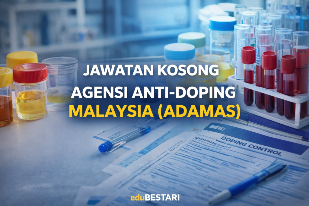 Jawatan Kosong ADAMAS 2026: Peluang Kerja Agensi Anti-Doping Malaysia (KBS) – Mohon Sebelum 24 April