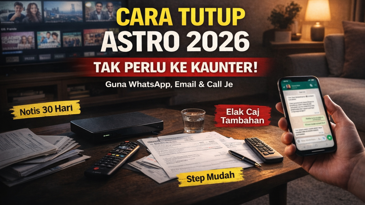 Cara Tamatkan Langganan Astro 2026: Tak Perlu Ke Kaunter, Ini Langkah Paling Mudah